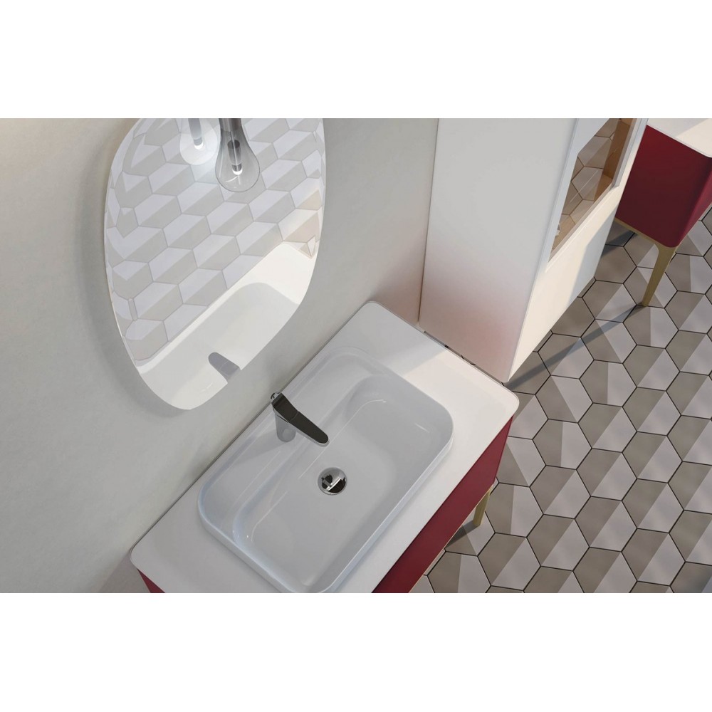 Mobile bagno con lavabo semincassato Suite Mobiltesino - ConteCom