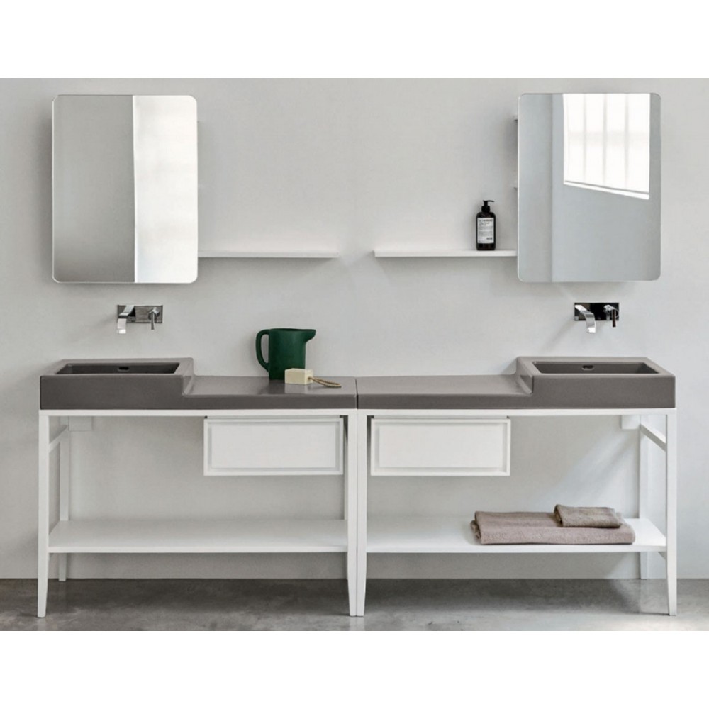 Console da bagno completa con top Semplice Nic Design - ConteCom