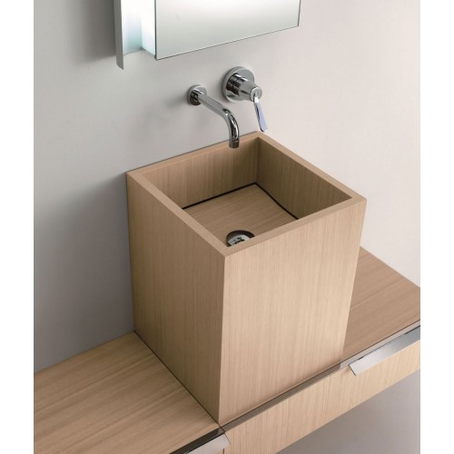 Lavabo sospeso o da appoggio Cube by Agape - contecom