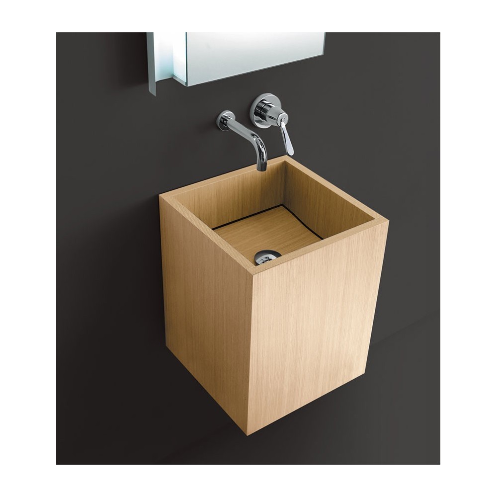 Lavabo sospeso o da appoggio Cube by Agape - contecom Lavabo sospeso o da appoggio Cube by Agape - contecom