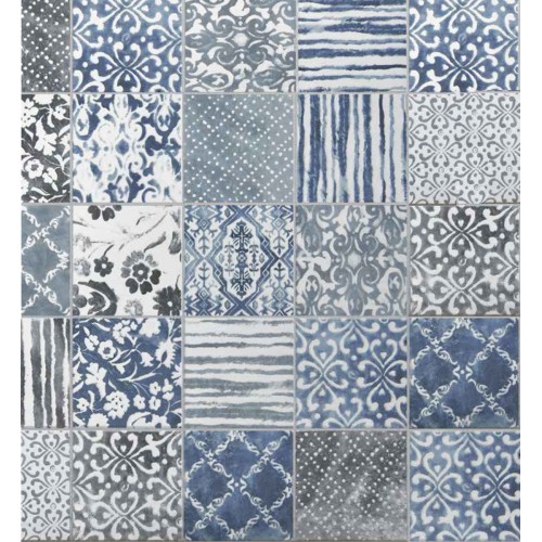 Mosaico artigianale gres Blue Mosaico Unica - contecom