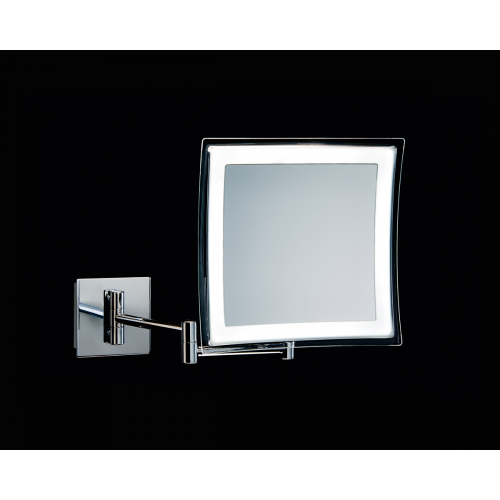 Specchio ingranditore da muro con LED BS 84 Decor Walther - contecom