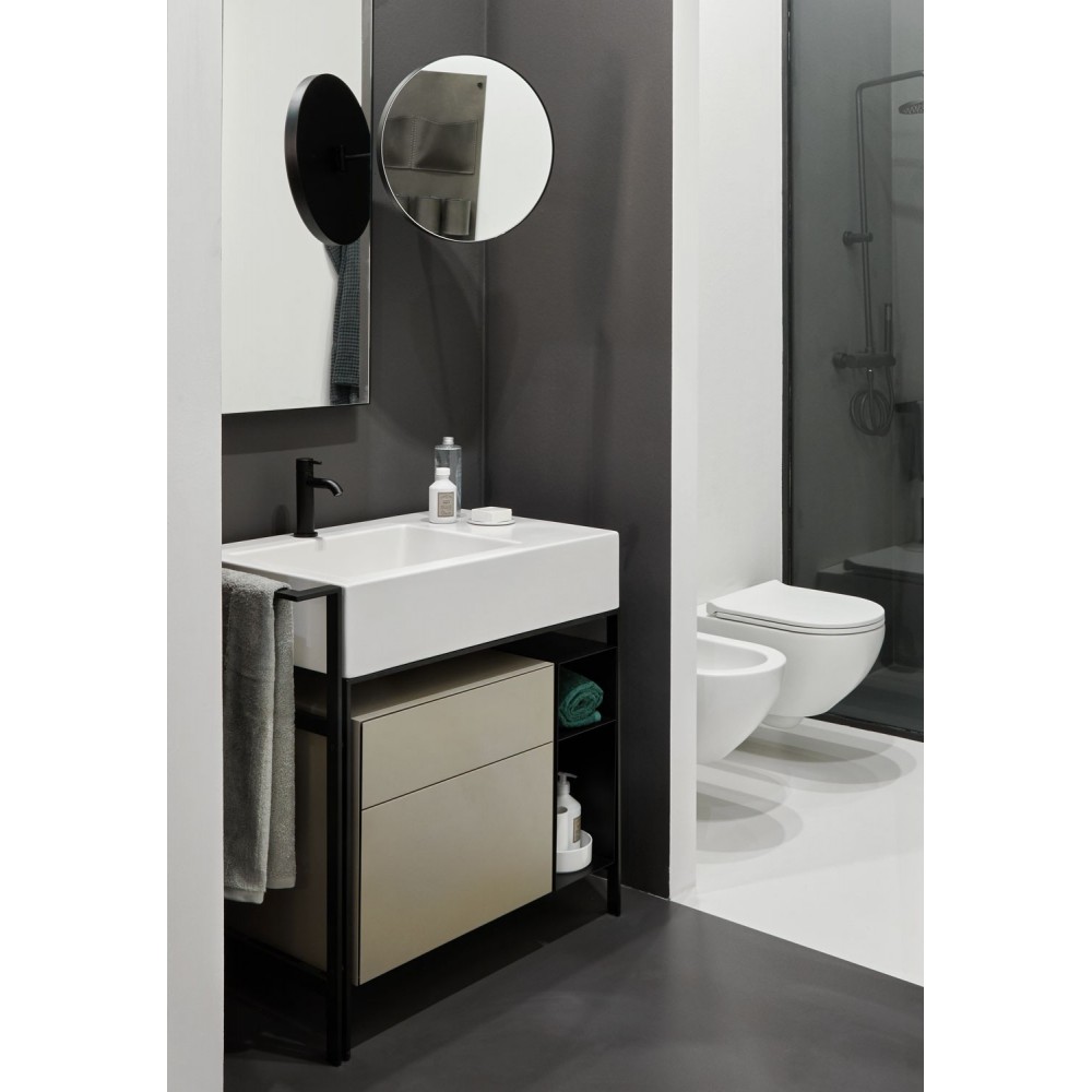 Specchio bagno tondo Catino Cielo - contecom