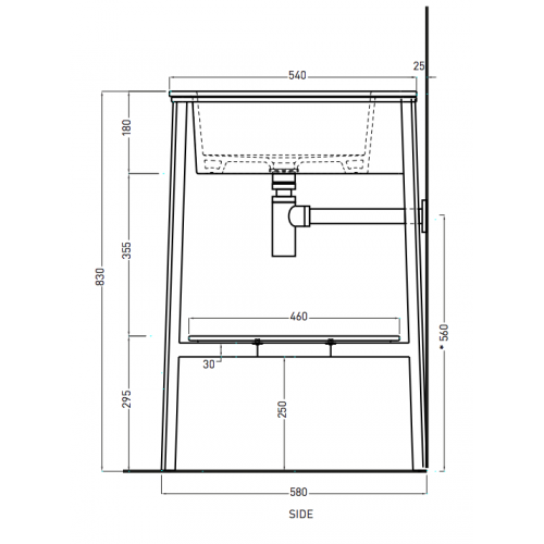Mobile bagno doppio lavabo con piano Catino doppio Cielo - contecom