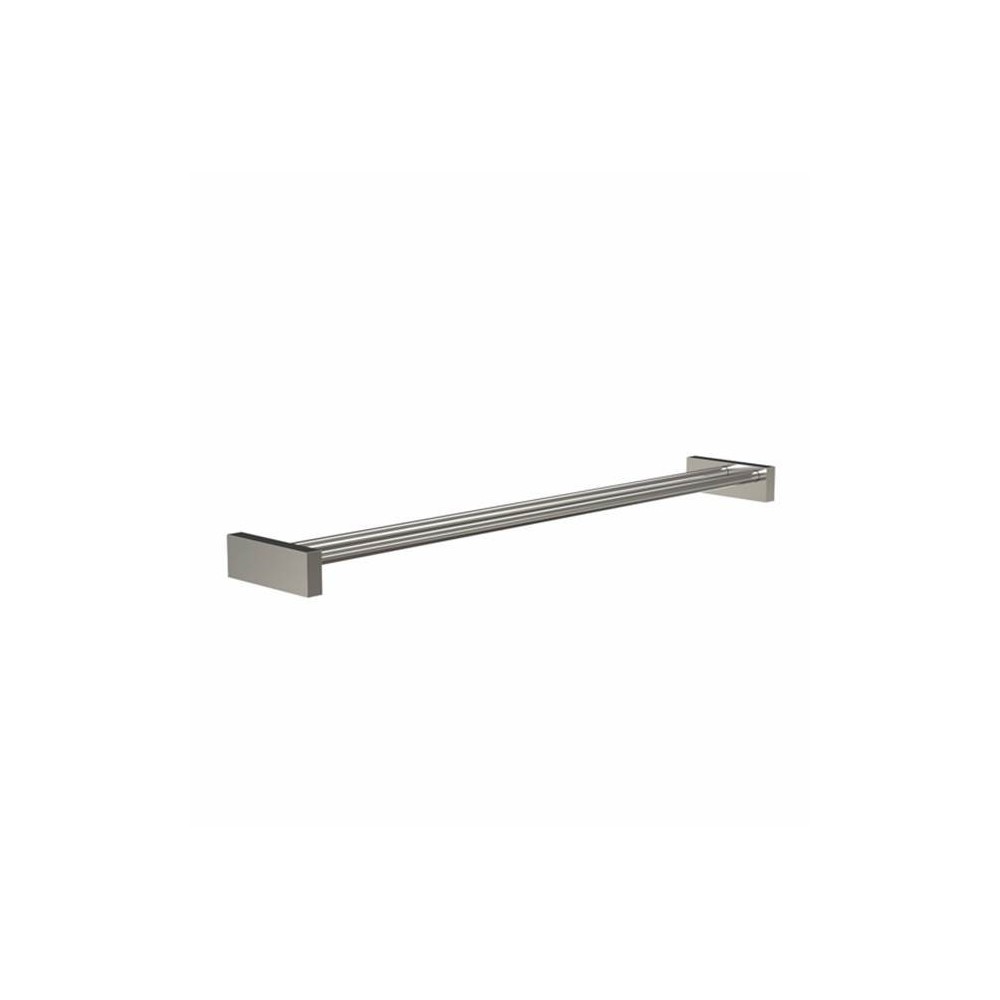 Portasalviette doppio 60 cm Towel bar 6 serie Quadra by Frost - contecom