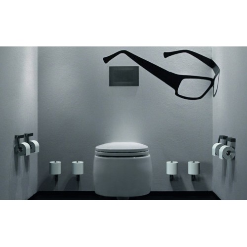 Portarotolo carta igienicaverticale Toilet roll Holder 4  Quadra by Frost - contecom