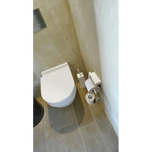 Portarotolo carta igienicaverticale Toilet roll Holder 4  Quadra by Frost - contecom