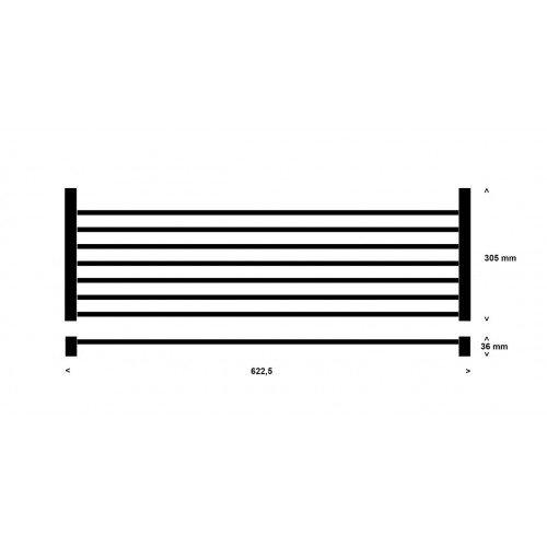 Mensola doccia Shelf 8 serie Quadra by Frost - contecom