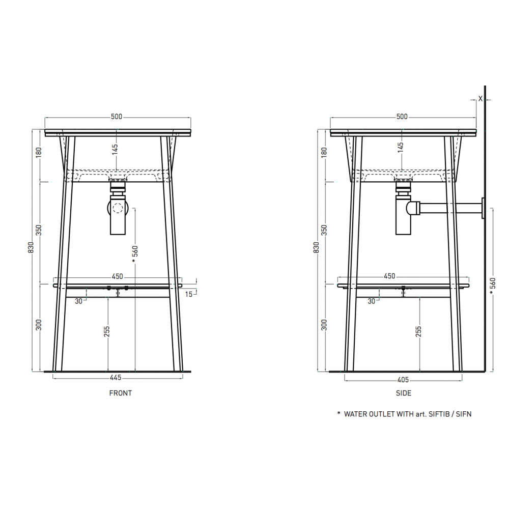 Specchio bagno tondo Catino Cielo - contecom