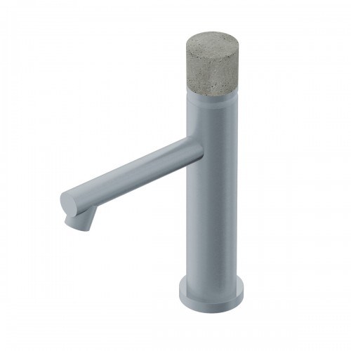 Miscelatore lavabo 137mm Diametro 35 Inox Concrete Ritmonio - contecom