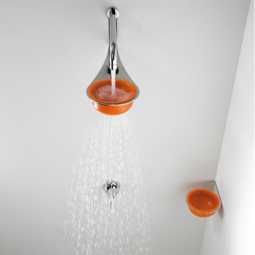 Soffione e tubo erogatore Al Dente by Agape - contecom